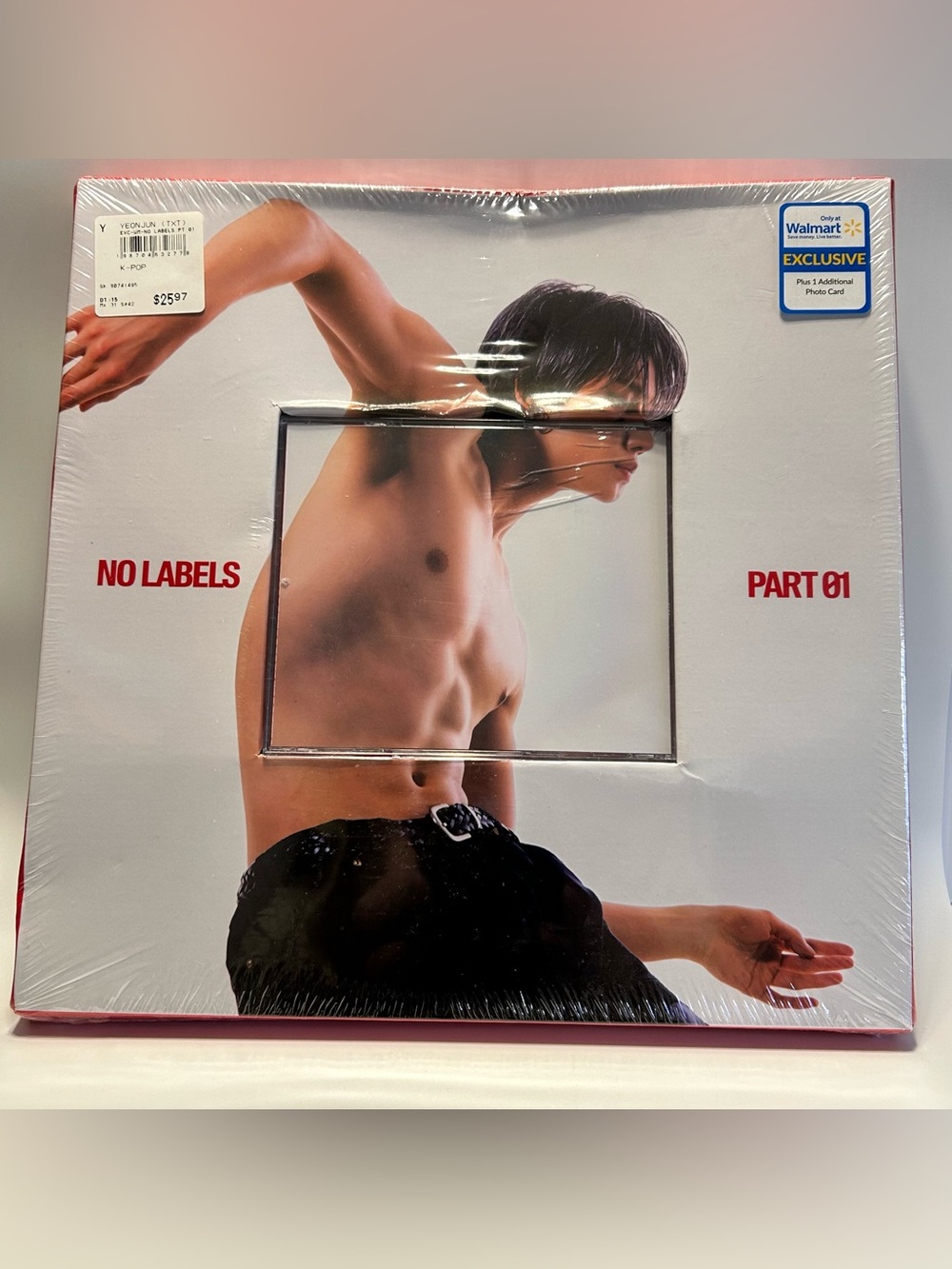CD YEONJUN No Labels Part 01 ( TXT Ver) SEALED Walmart K-Pop Punk rock hip-hop